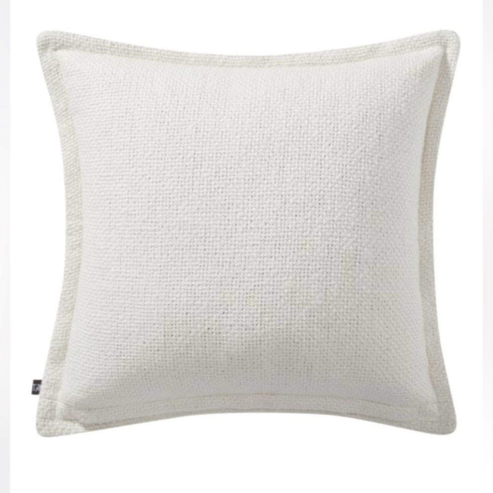 Set of 2 My Texas House Reversible Solid Sage Green & Ivory pillows - Picture 2 of 7